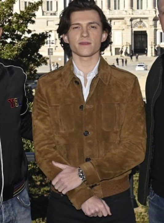 Harpoon Nathan Drake Inspired Brown Leather Jacket - Uncharted Style