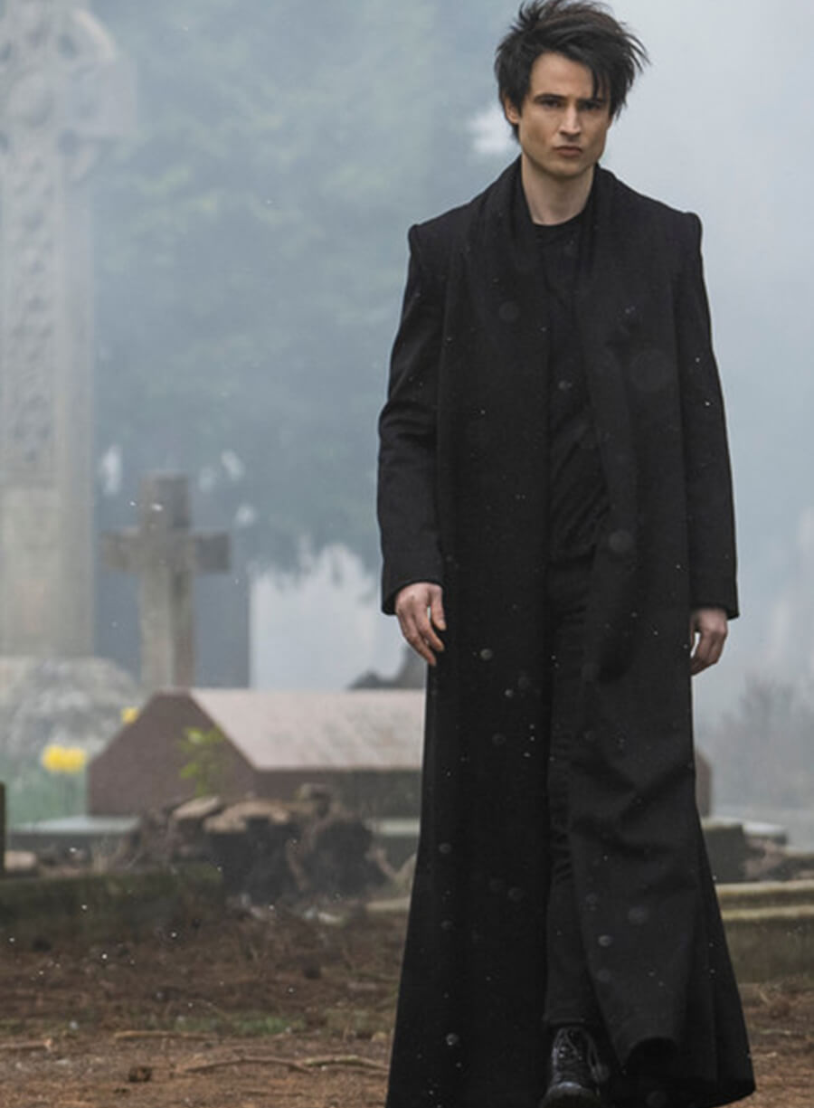 Harpoon Dream Inspired Black Coat - The Sandman Style