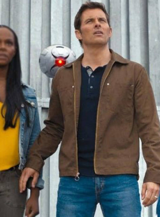 Harpoon Tom Wachowski Inspired Brown Leather Jacket - Sonic the Hedgehog Style
