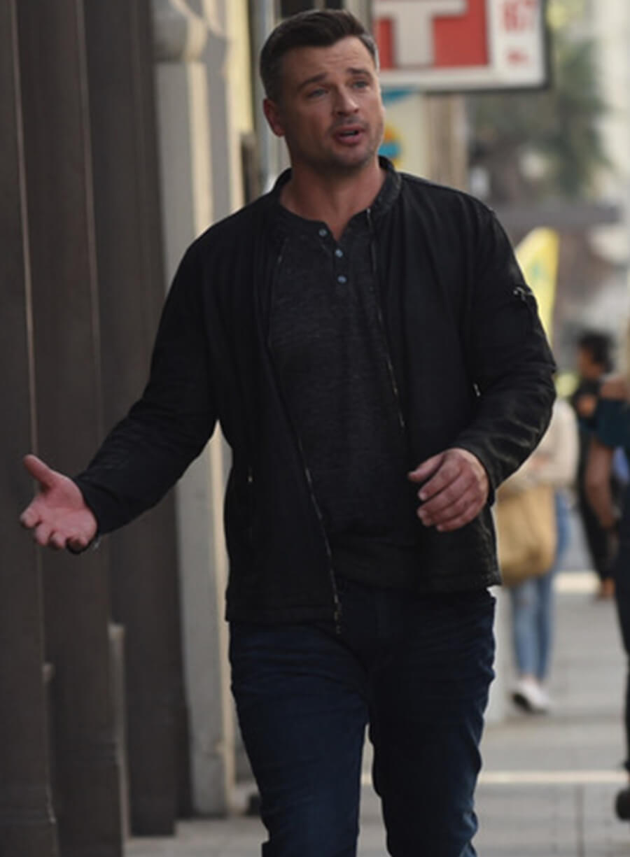 Harpoon Marcus Pierce Inspired Black Leather Jacket - Lucifer S03 Style