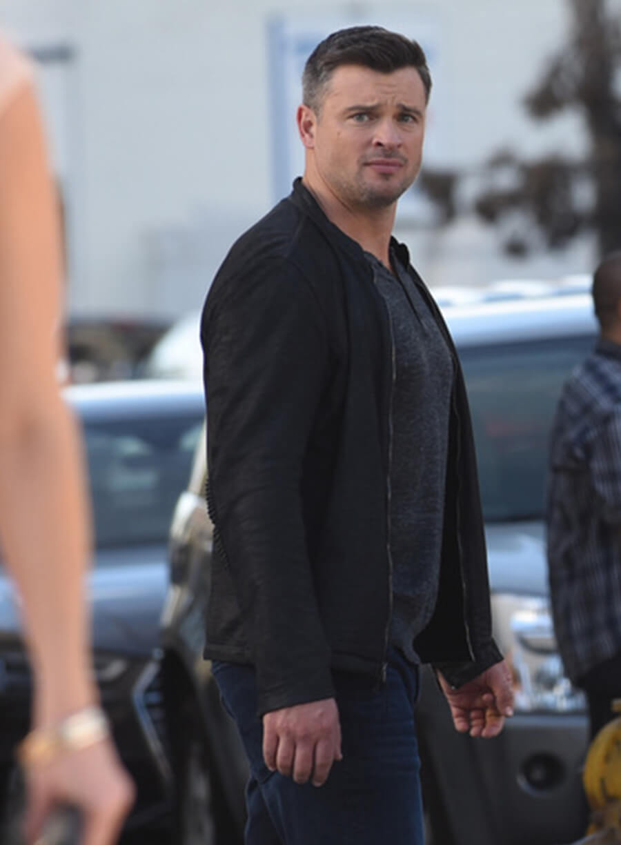 Harpoon Marcus Pierce Inspired Black Leather Jacket - Lucifer S03 Style