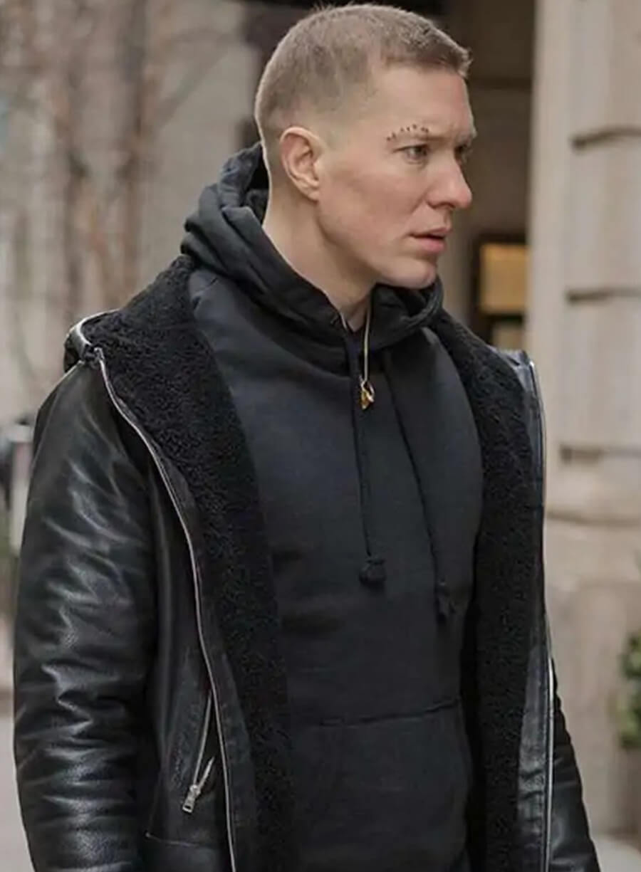Harpoon Tommy Egan Inspired Black Hooded Jacket - Power Book II: Ghost Style