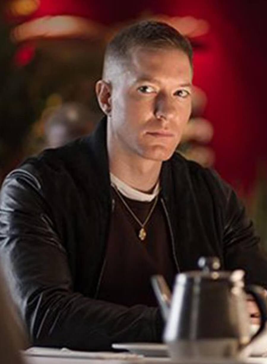 Harpoon Tommy Egan Inspired Black Wool Jacket - Power Book II: Ghost Style