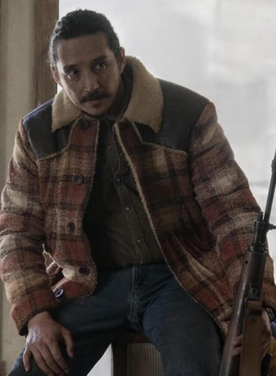 Harpoon Gabriel Luna Inspired Same as Image Wool Fabric Wool Jacket - The Last of Us 2 Style