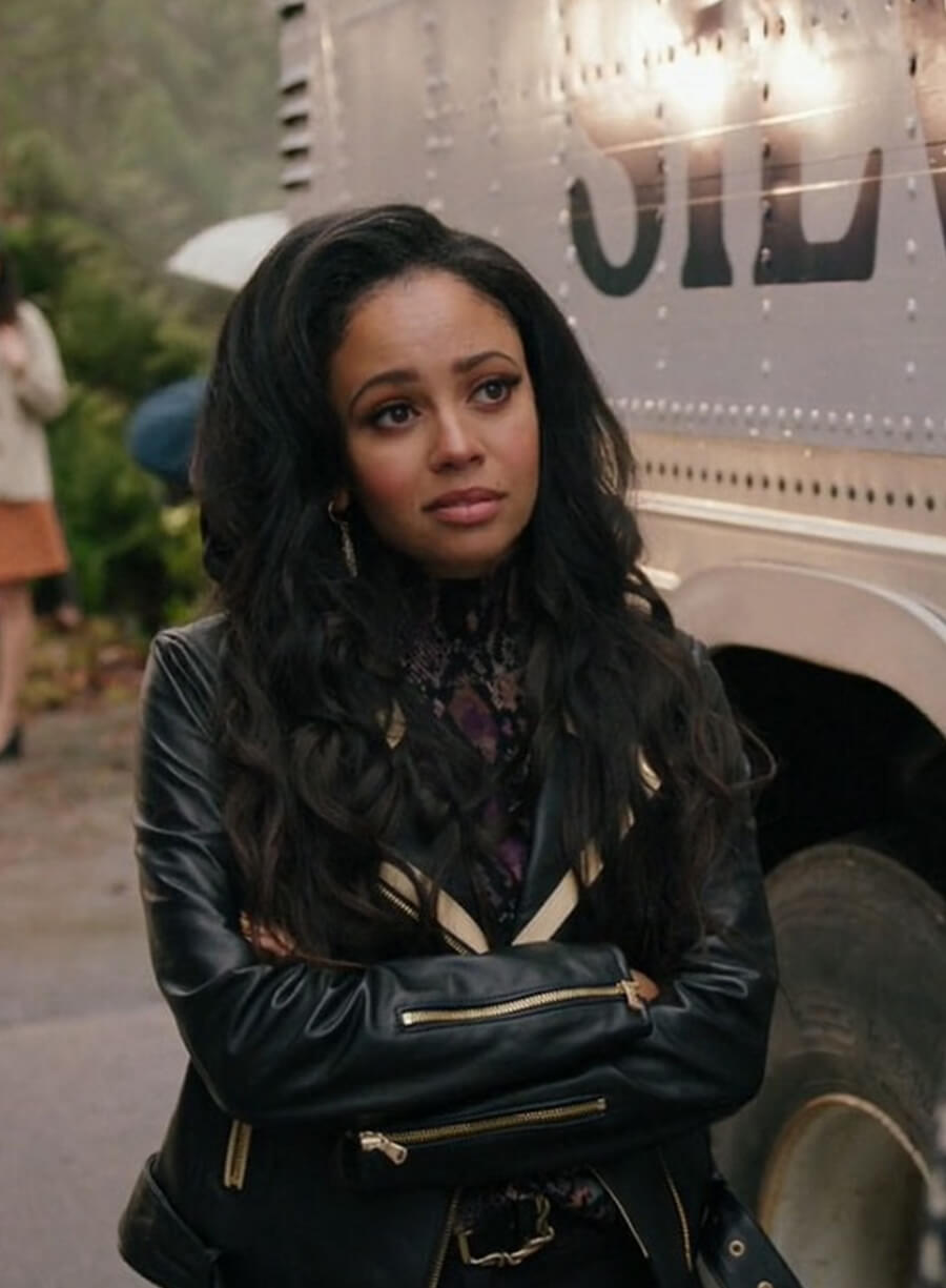 Harpoon Toni Topaz Inspired Black Leather Jacket - Riverdale Style