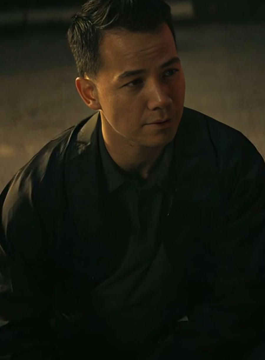 Harpoon Tony Swan Inspired Black Cotton Jacket - Reacher S02 Style