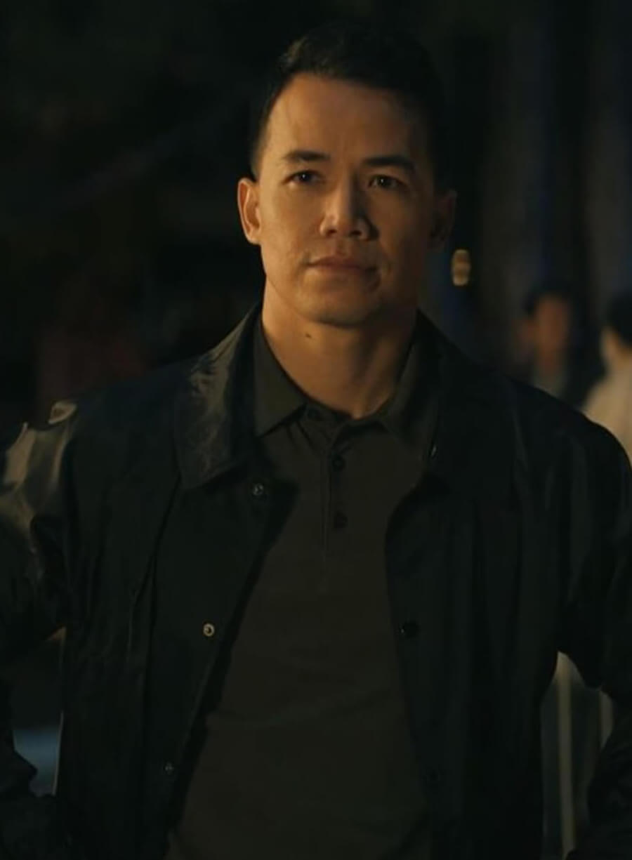 Harpoon Tony Swan Inspired Black Cotton Jacket - Reacher S02 Style