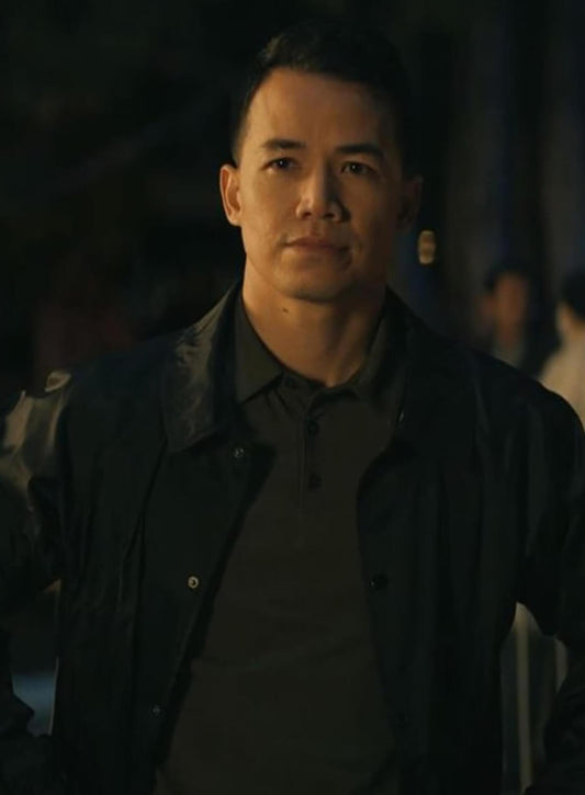 Harpoon Tony Swan Inspired Black Cotton Jacket - Reacher S02 Style