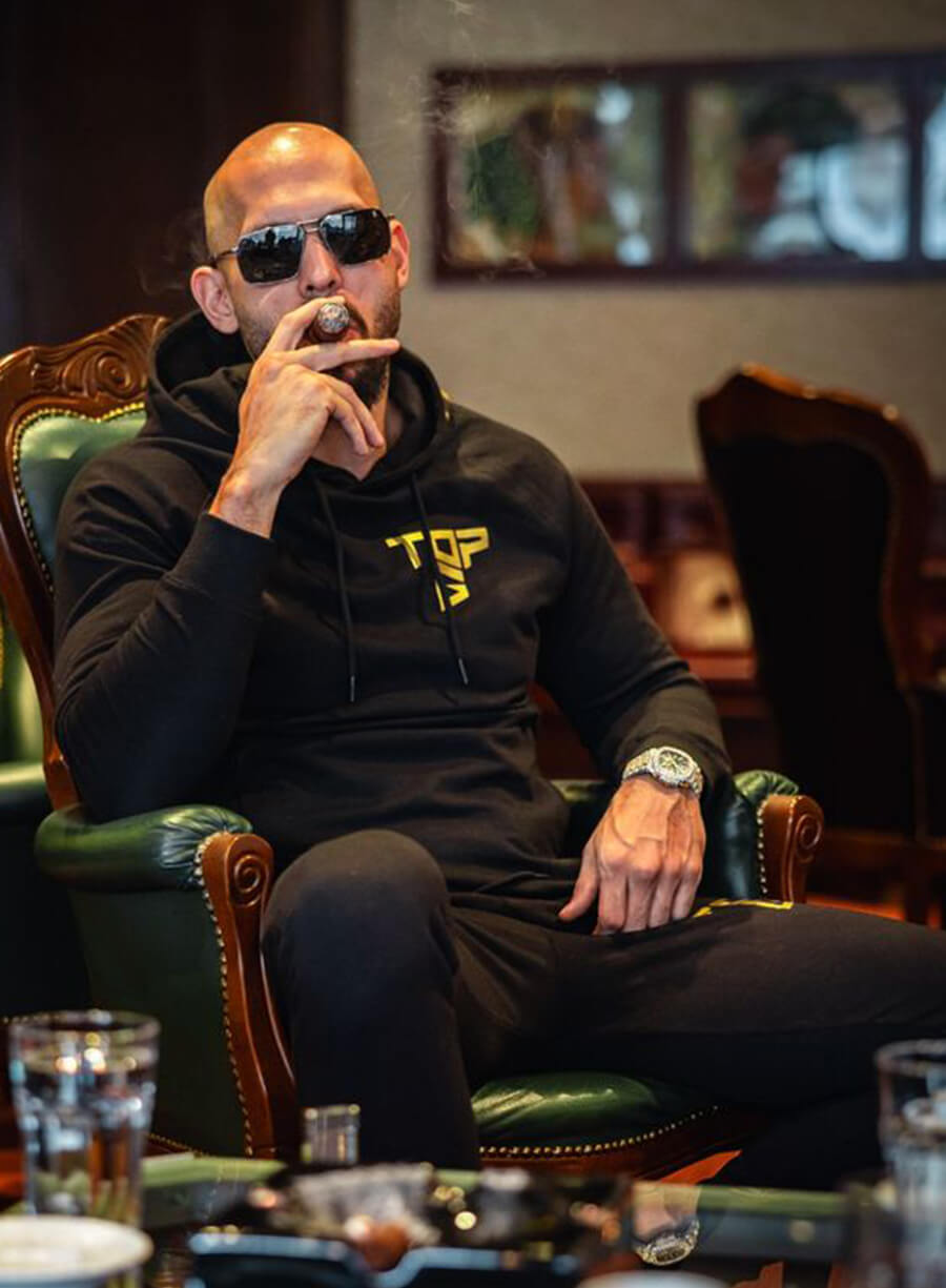 Harpoon Andrew Tate Inspired Black Hooded Jacket