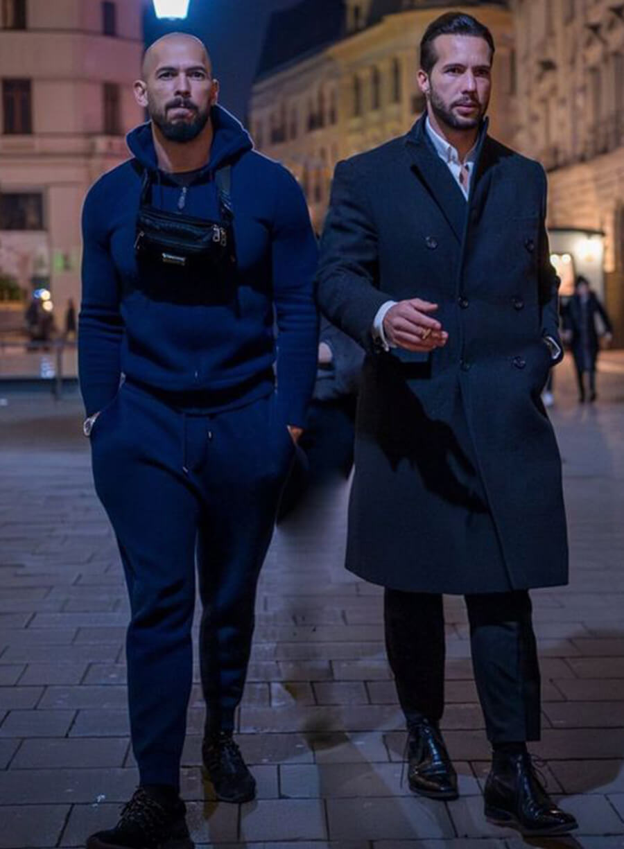 Harpoon Andrew Tate Inspired Blue Hooded Jacket