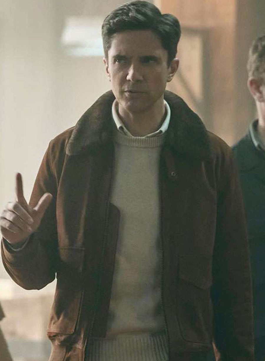 Harpoon Grady Inspired Brown Suede Leather Leather Jacket - The Waterfront 2025 Style