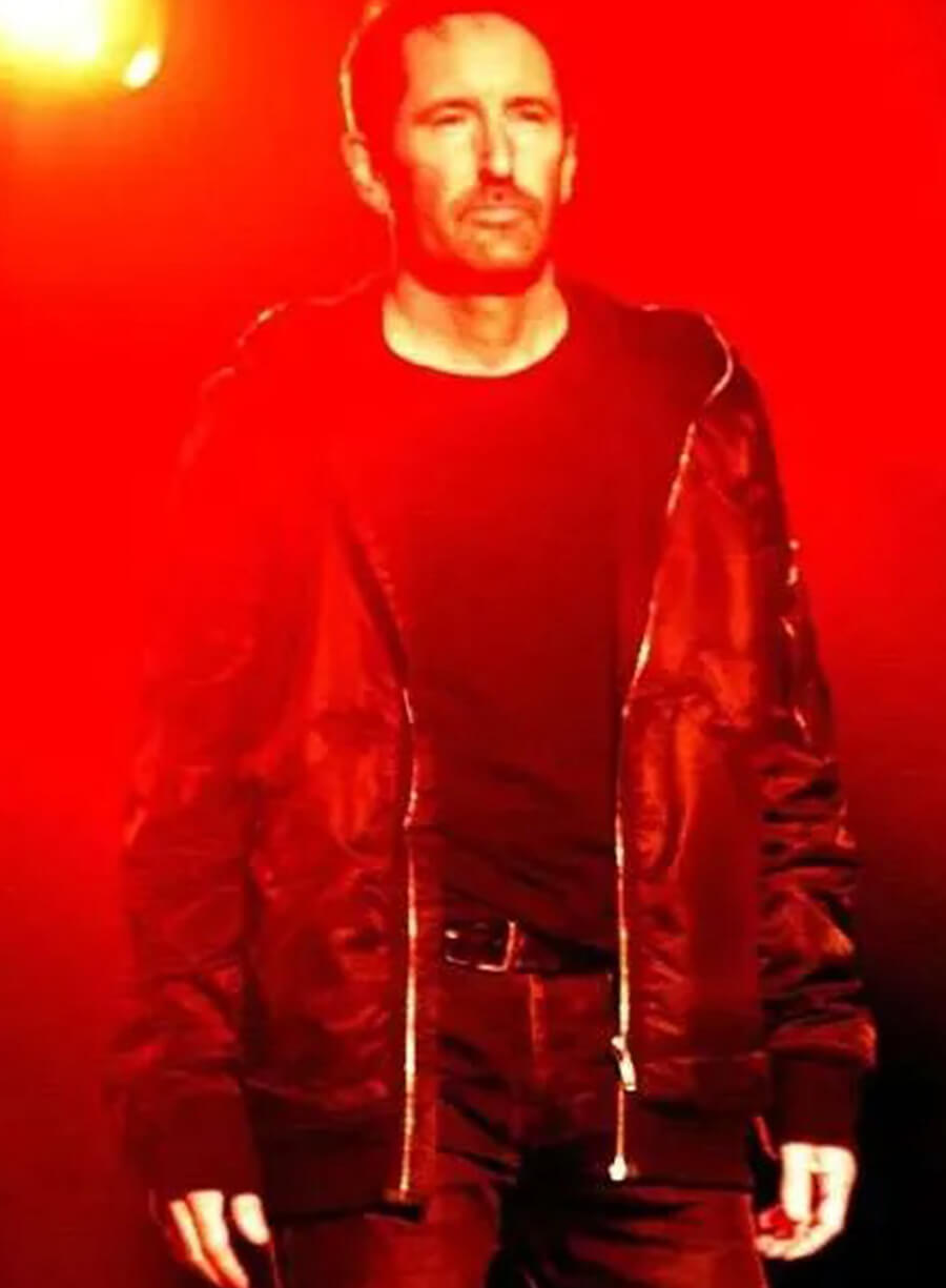 Harpoon Trent Reznor Inspired Black Hooded Jacket - Tron Ares 2025 Style