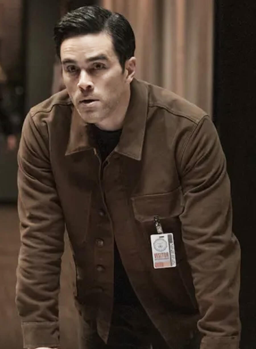 Harpoon Ryan-James Hatanaka Inspired Brown Cotton Fabric Cotton Jacket - Criminal Minds Tv Series Style