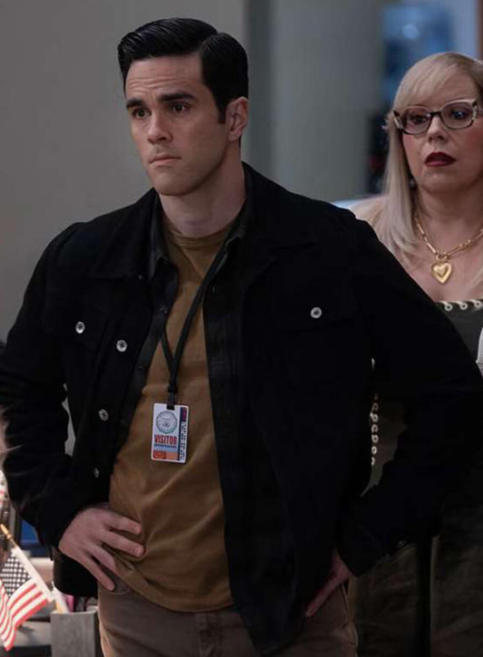 Harpoon Ryan-James Hatanaka Inspired Black Suede Leather Leather Jacket - Criminal Minds Tv Series Style