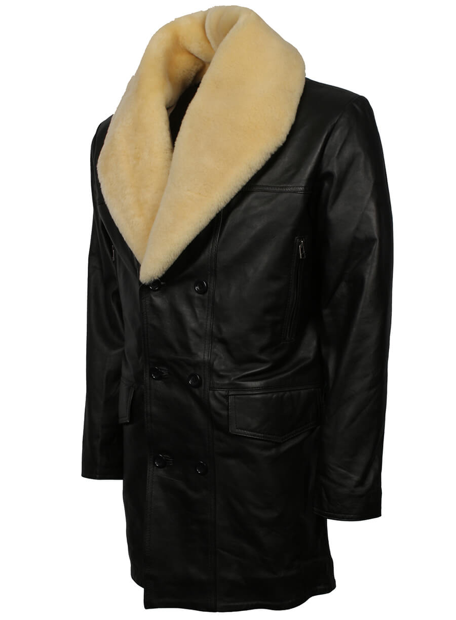 Harpoon Tyrese Gibson Fast and Furious 6 Inspired Black Real Leather Leather Jacket