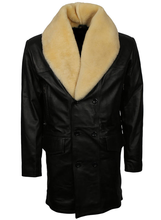 Harpoon Tyrese Gibson Fast and Furious 6 Inspired Black Real Leather Leather Jacket