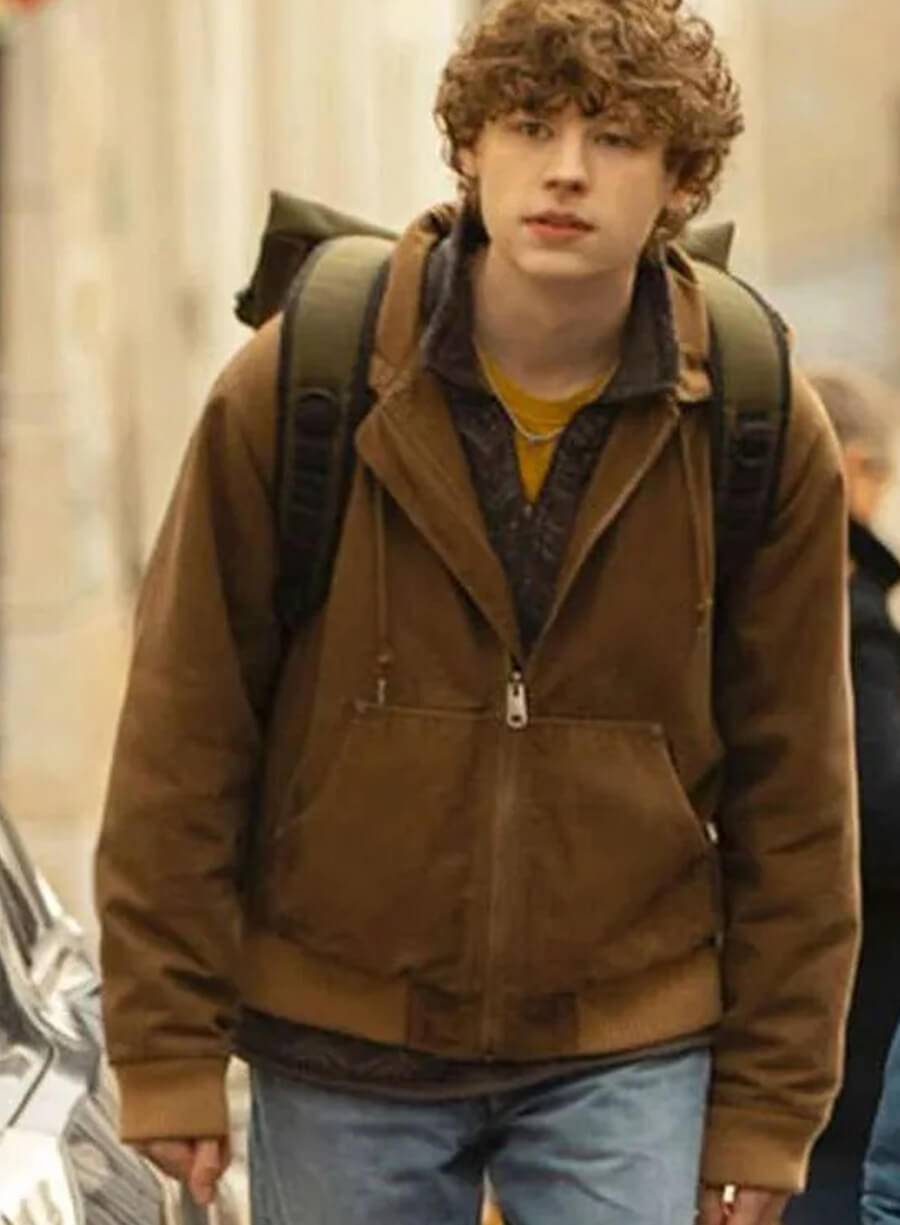 Harpoon Van Crosby Inspired Brown Hooded Jacket - The Family Plan 2 Style