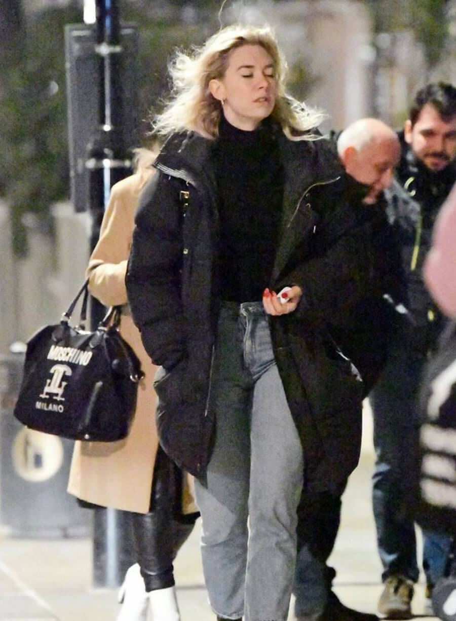 Harpoon Vanessa Kirby Mission Impossible Puffer Inspired Black Parachute Fabric Coat