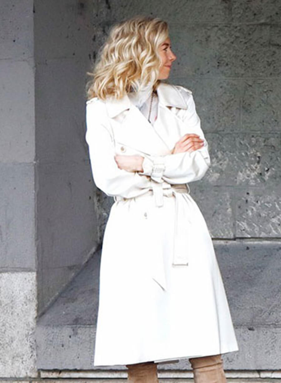 Harpoon The White Widow Inspired White Coat - Mission Impossible Fallout Style