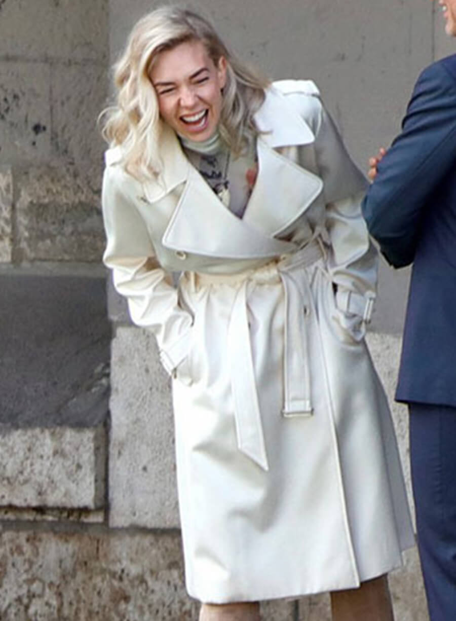 Harpoon The White Widow Inspired White Coat - Mission Impossible Fallout Style