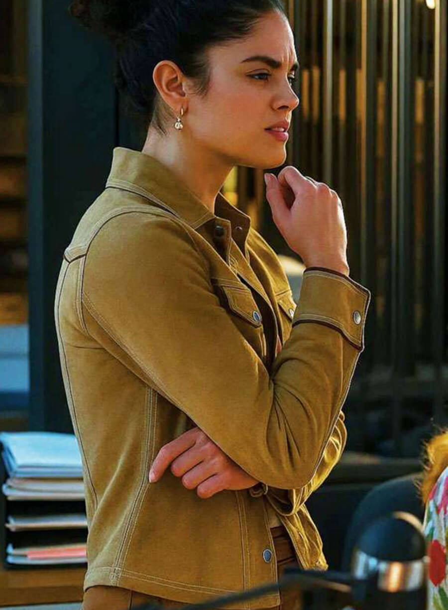 Harpoon Martina Castro Inspired Brown Leather Jacket - Ballard 2025 Style