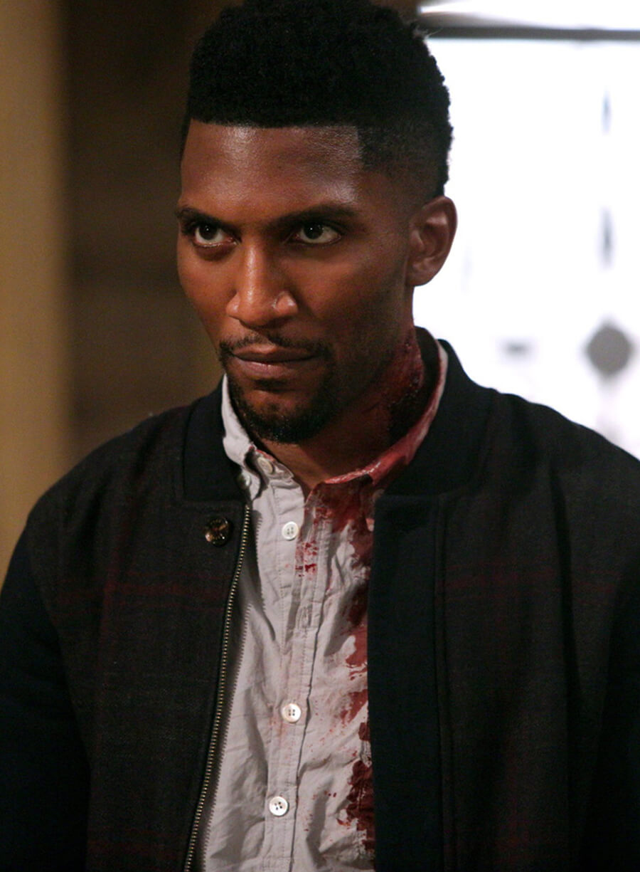 Harpoon Vincent Griffith Inspired Black Leather Jacket - The Originals S01 Style