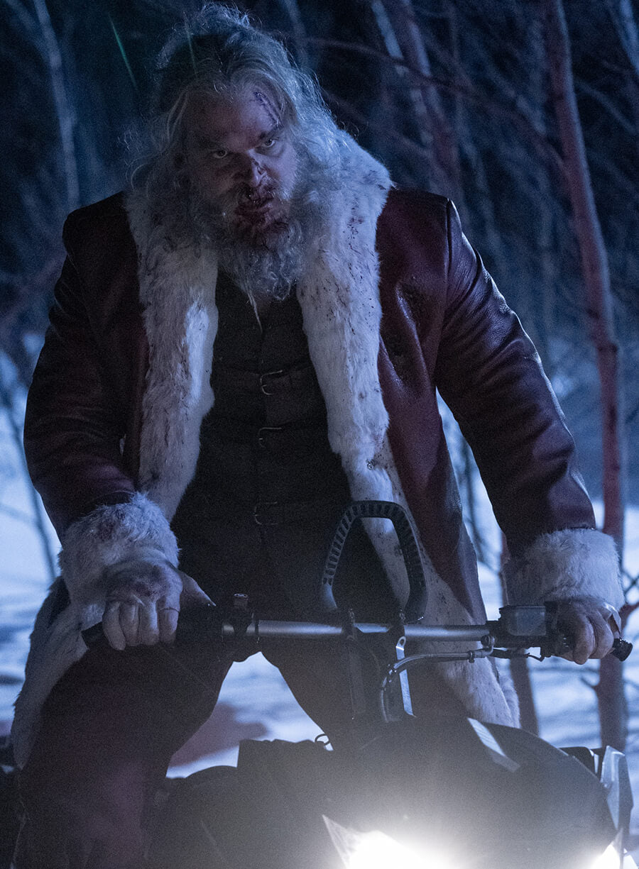 Harpoon Violent Night Babbo Natale Santa Inspired Red Coat
