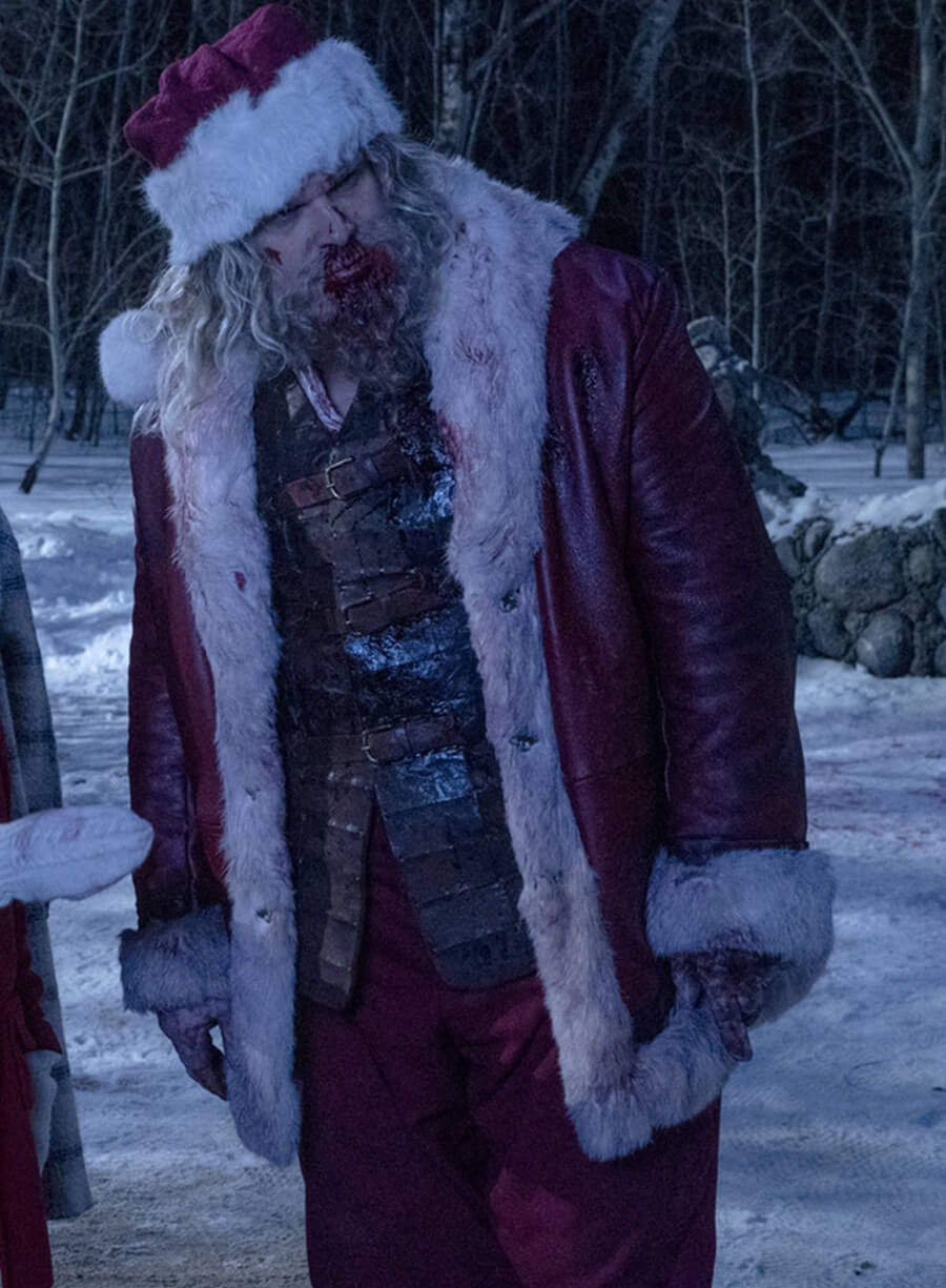 Harpoon Violent Night Babbo Natale Santa Inspired Red Coat