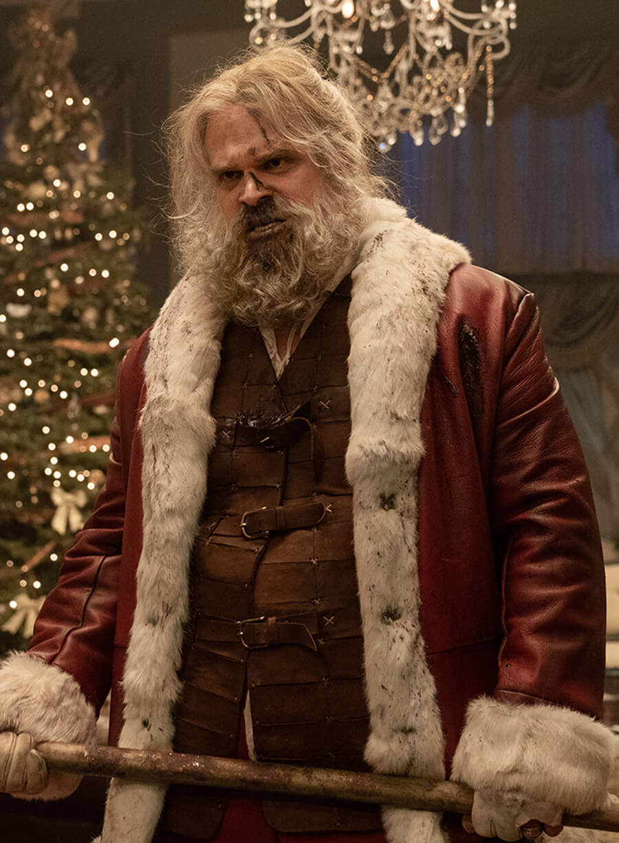 Harpoon Violent Night Babbo Natale Santa Inspired Red Coat