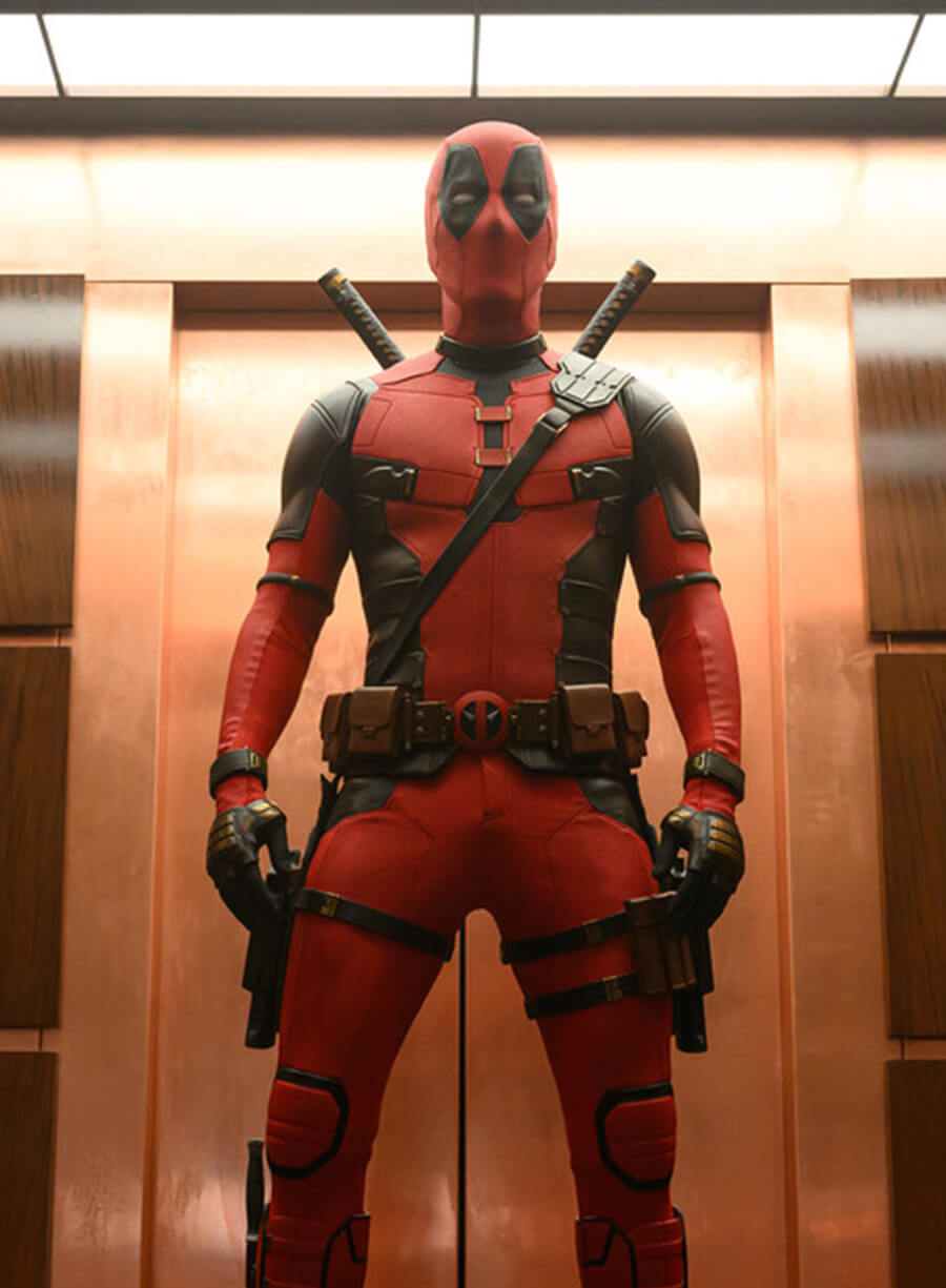 Harpoon Wade Wilson Inspired Red Real Leather Leather Jacket - Deadpool & Wolverine Style