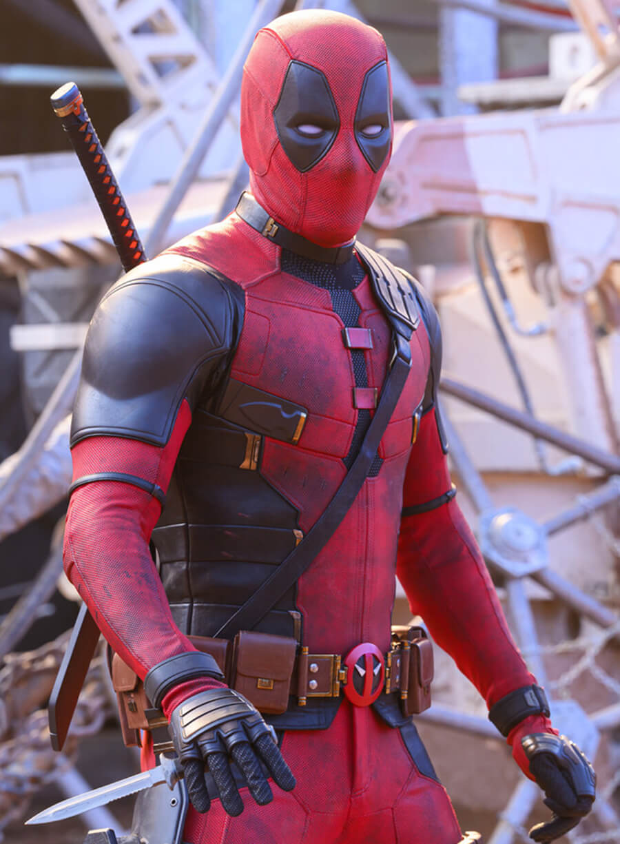 Harpoon Wade Wilson Inspired Red Real Leather Leather Jacket - Deadpool & Wolverine Style