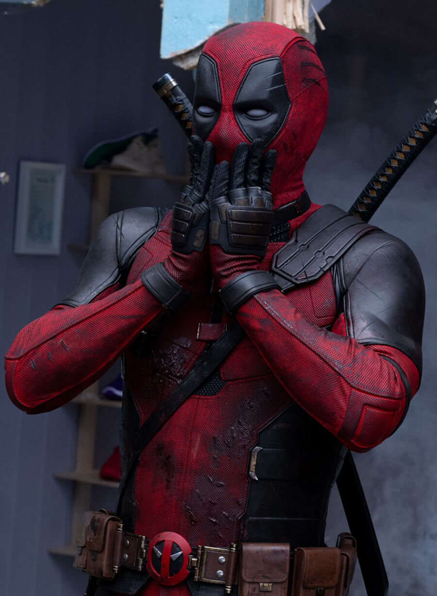 Harpoon Wade Wilson Inspired Red Real Leather Leather Jacket - Deadpool & Wolverine Style