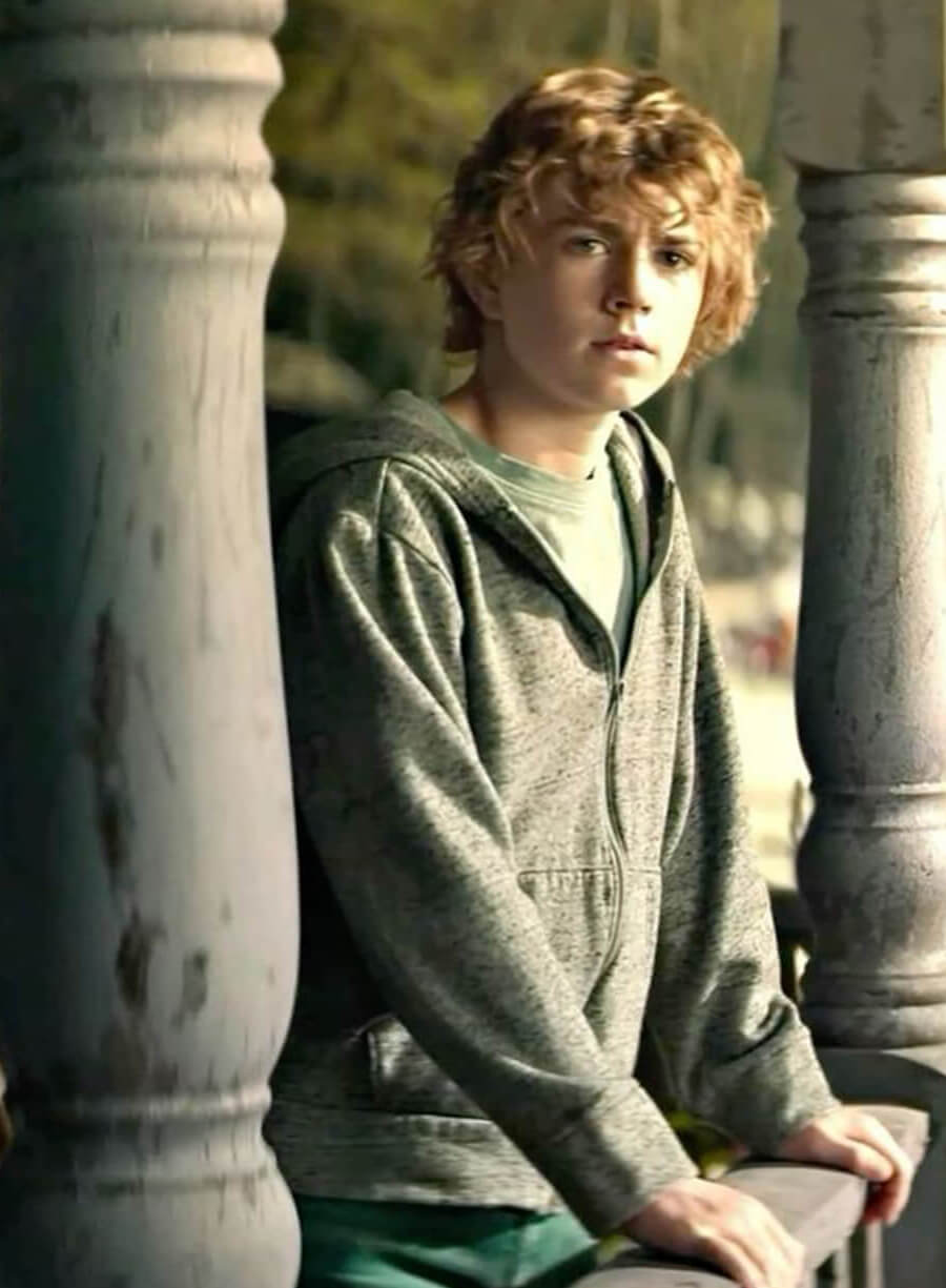 Harpoon Percy Jackson Inspired Grey Hooded Jacket - Percy Jackson and the Olympians Style