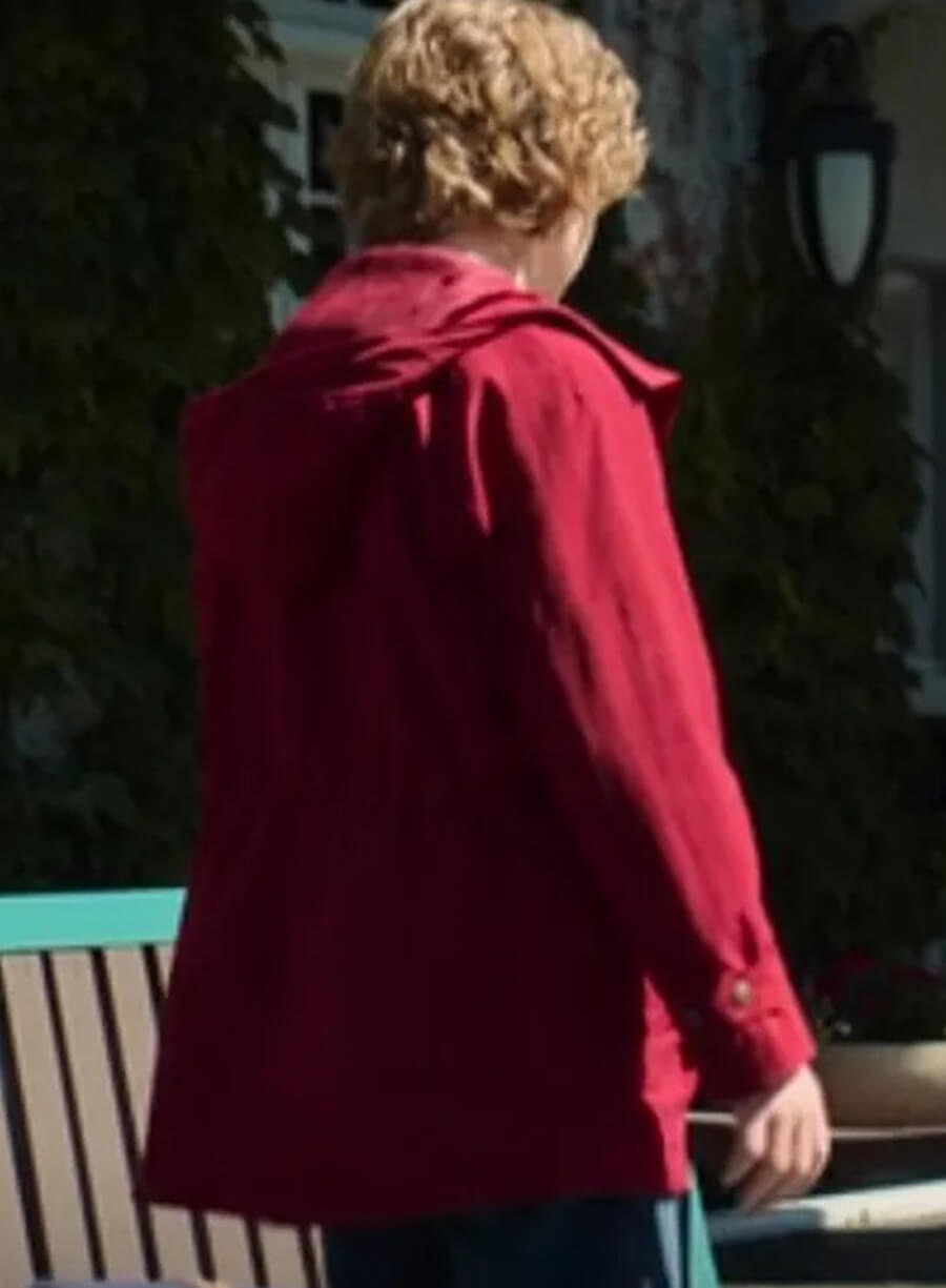Harpoon Percy Jackson Inspired Red Hooded Jacket - Percy Jackson and the Olympians S02 Style