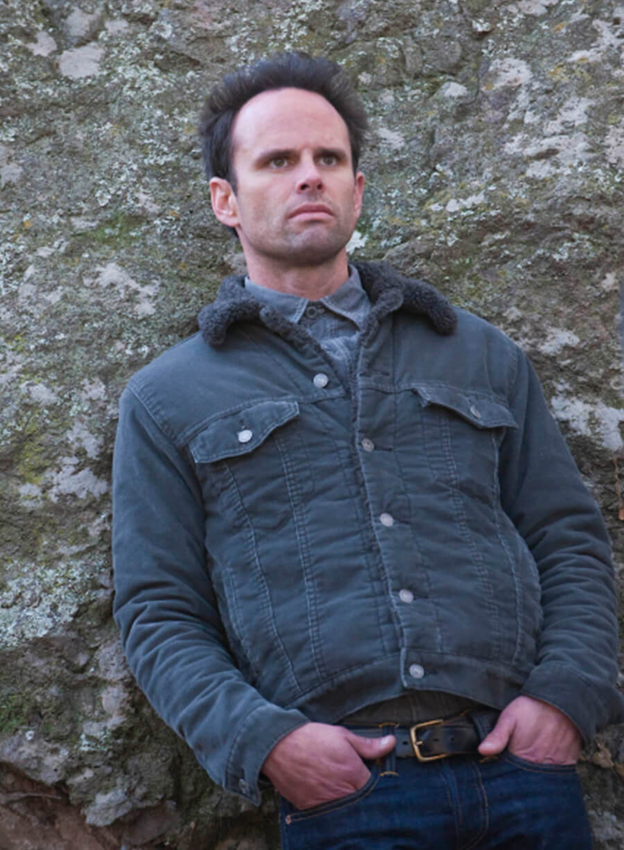 Harpoon Boyd Crowder Inspired Grey Cotton Fabric Cotton Jacket - Justified Style