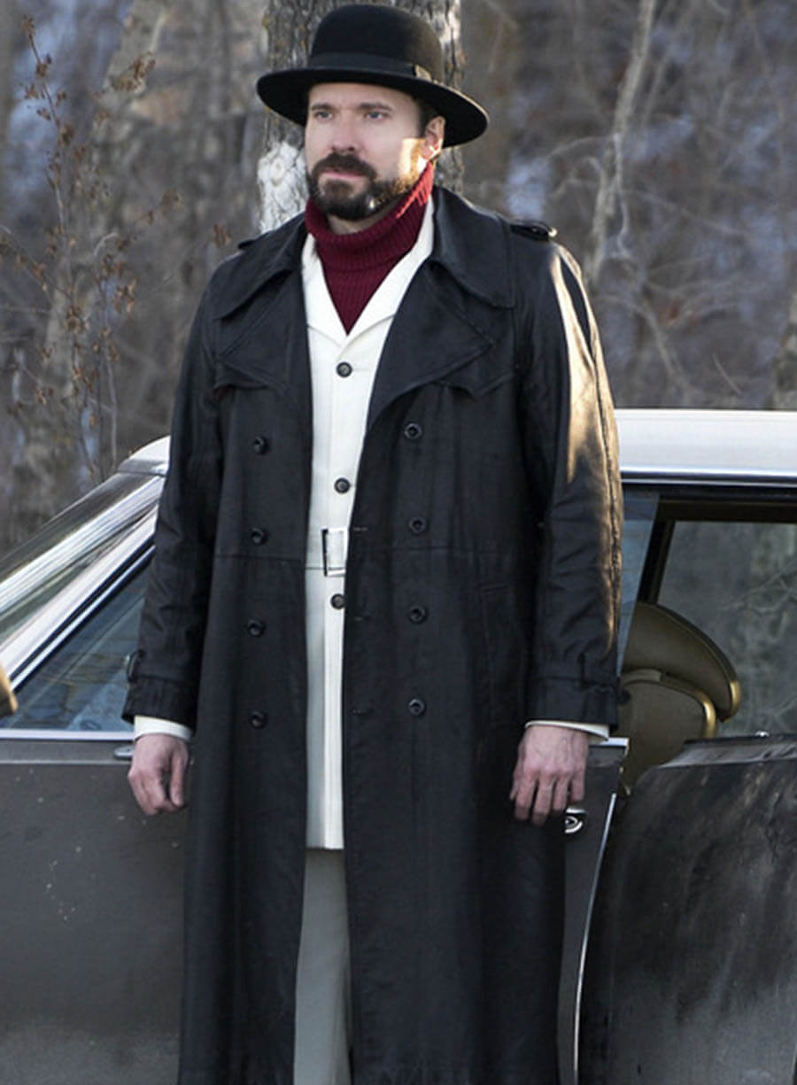 Harpoon Wayne Kitchen Inspired Black Coat - Fargo Style