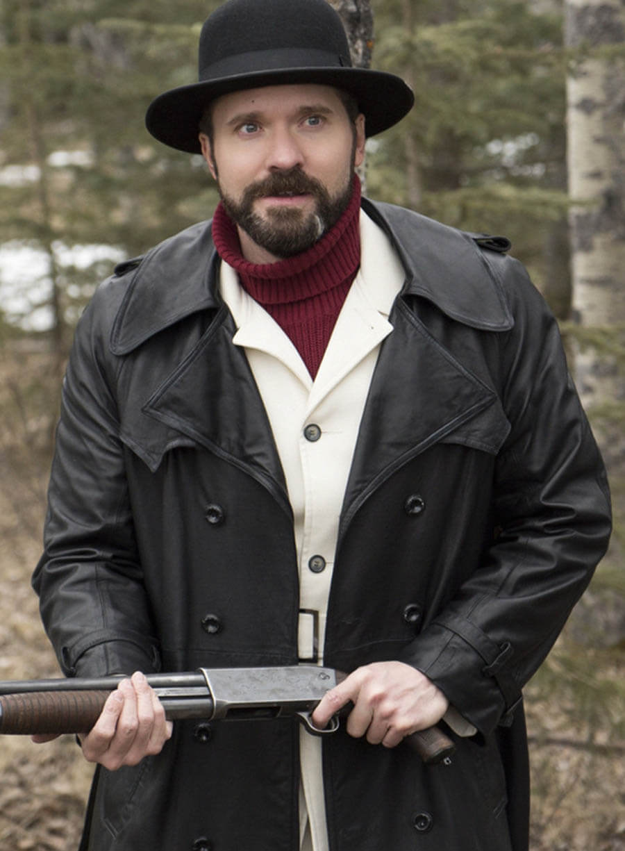 Harpoon Wayne Kitchen Inspired Black Coat - Fargo Style