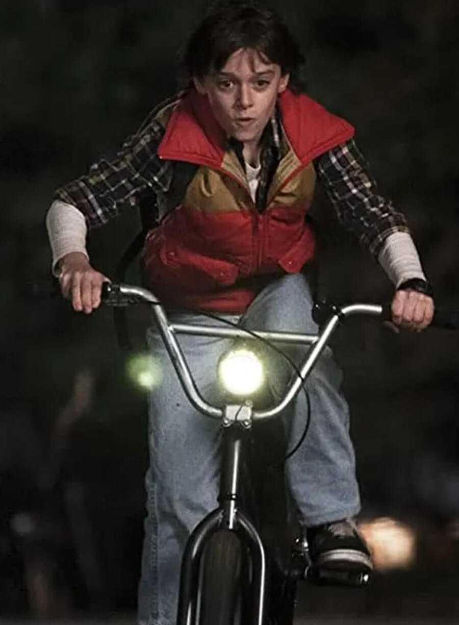 Harpoon Will Byers Inspired Red Leather Jacket - Stranger Things Style