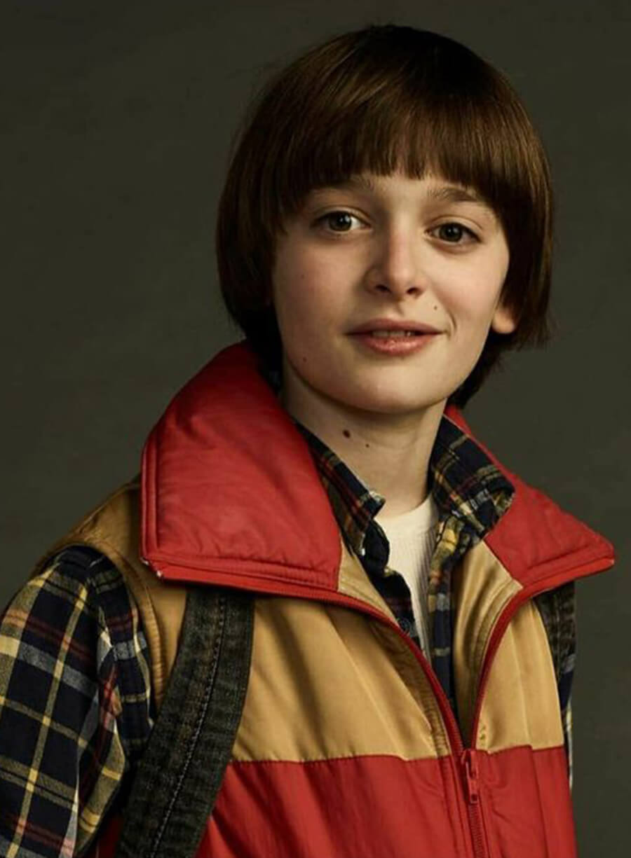 Harpoon Will Byers Inspired Red Leather Jacket - Stranger Things Style