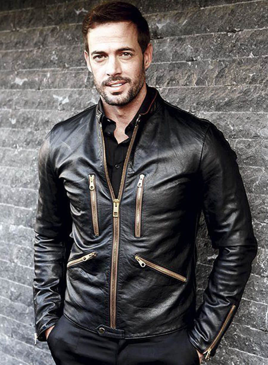 Harpoon William Levy Inspired Black Real Leather Leather Jacket