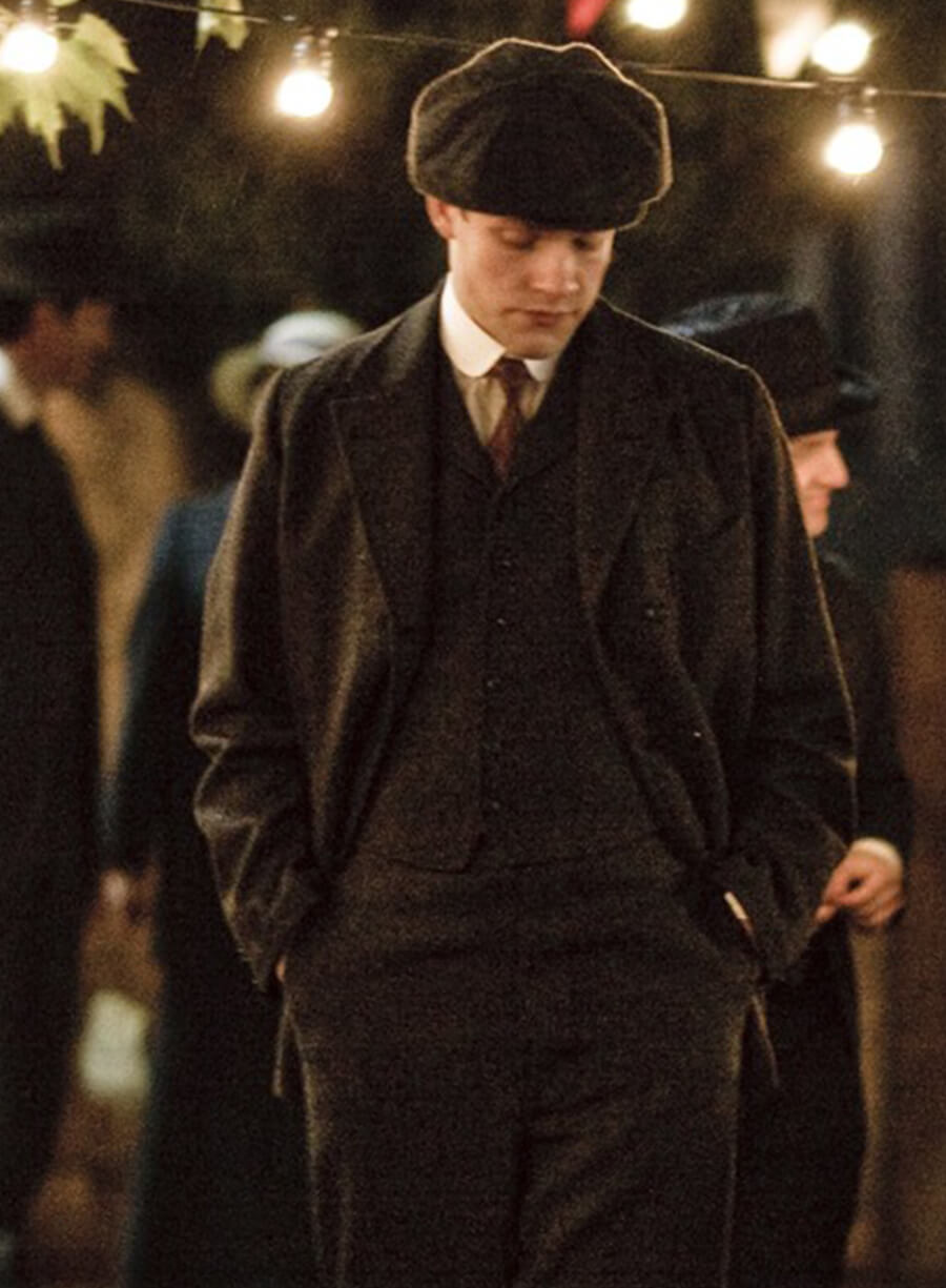 Harpoon William Mason Inspired Brown Wool Fabric Wool Jacket - Downton Abbey Style