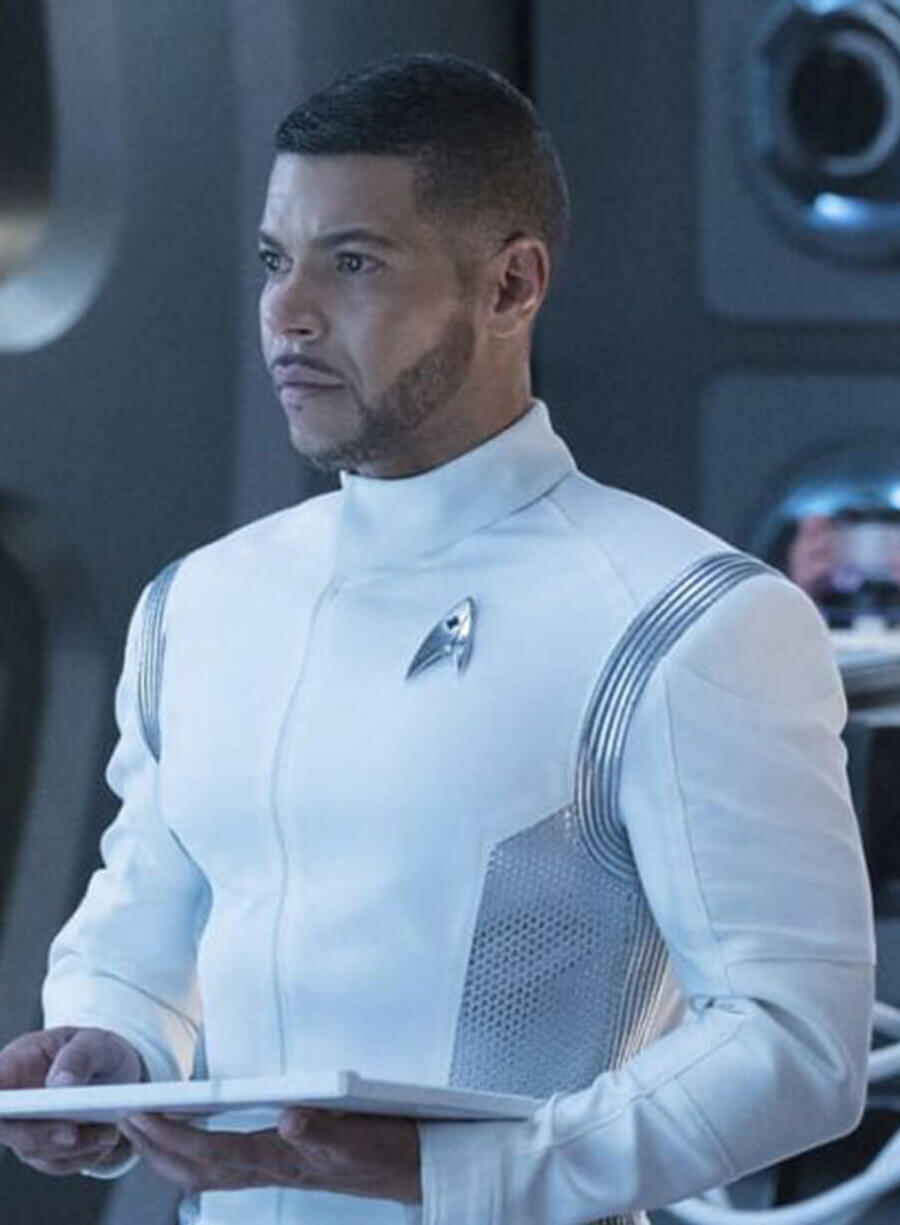 Harpoon Doctor Hugh Culber Inspired White Leather Jacket - Star Trek Discovery Style
