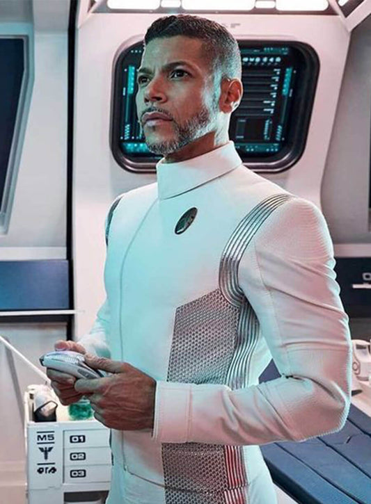 Harpoon Doctor Hugh Culber Inspired White Leather Jacket - Star Trek Discovery Style