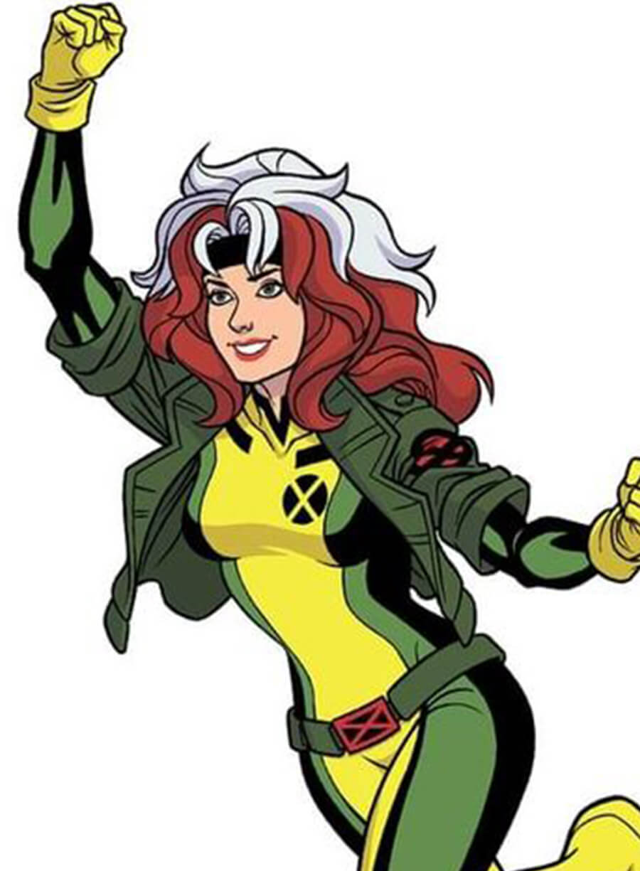 Harpoon Rogue Inspired Green Blended Fabric Leather Jacket - X-Men '97 Style