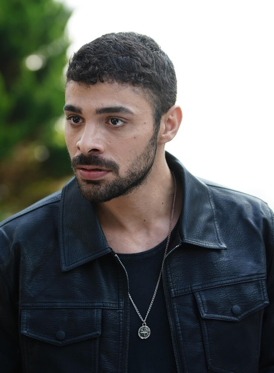 Harpoon Yaman Inspired Black Real Leather Leather Jacket - Yabani Tv Series Style