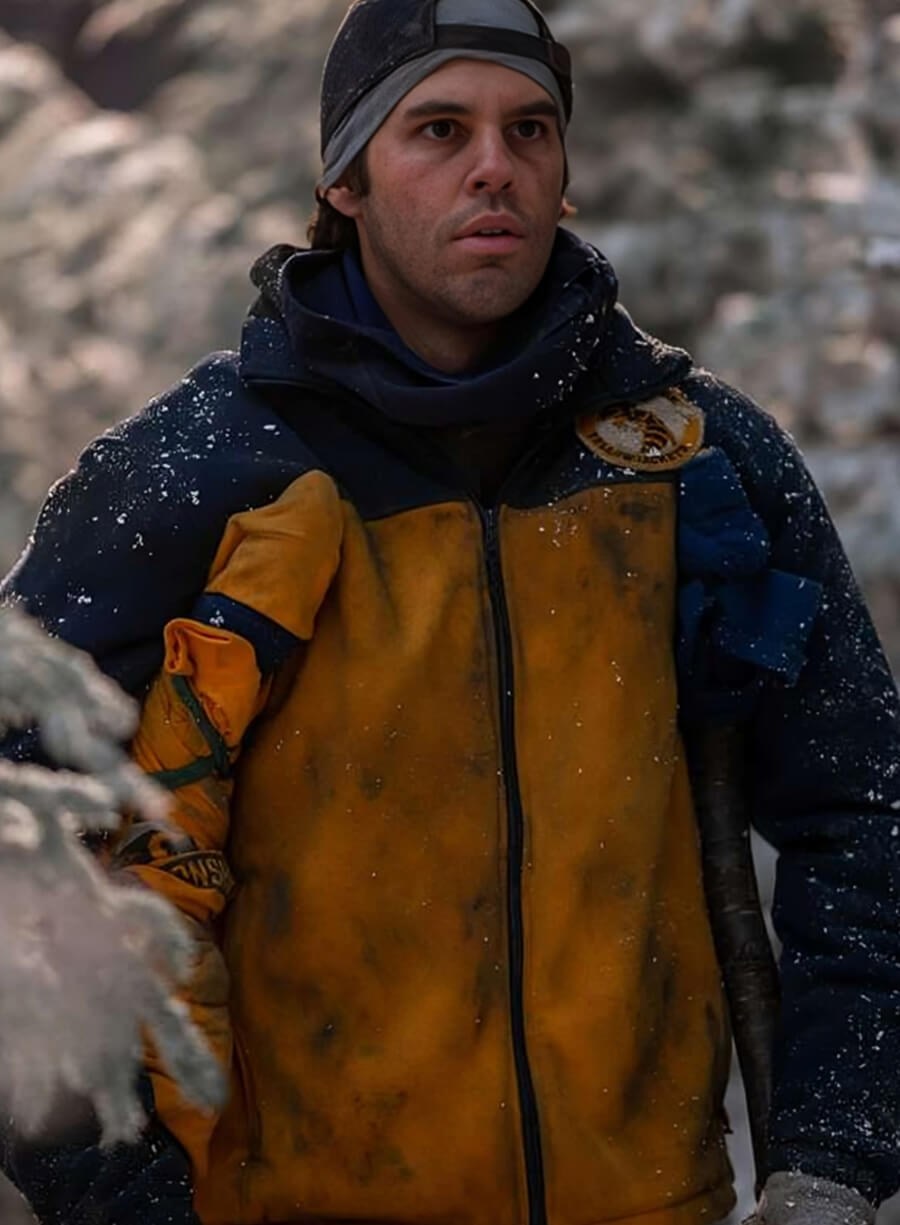 Harpoon Ben Scott Inspired Black and Yellow Leather Jacket - Yellowjackets S03 Style