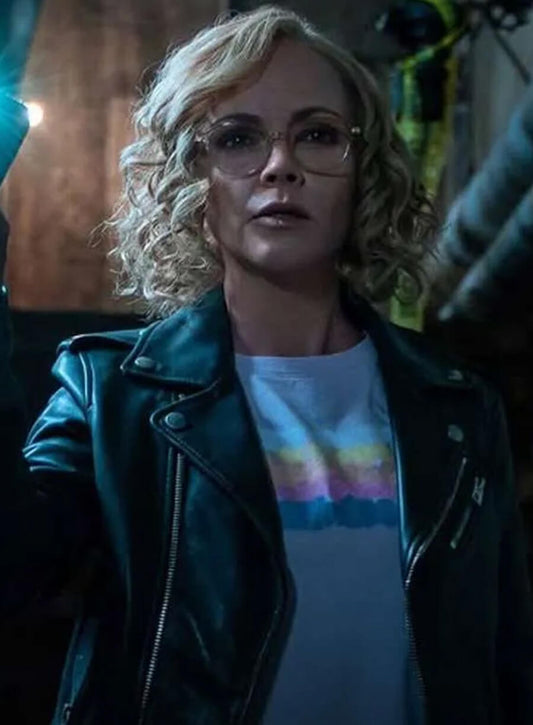 Harpoon Misty Quigley Inspired Black Leather Jacket - Yellowjackets S03 Style