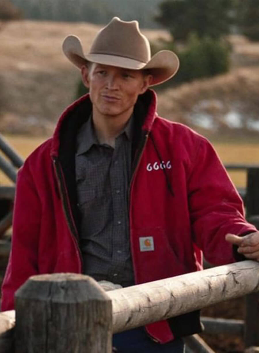 Yellowstone S4 Jimmy Hurdstrom Red 6666 Jacket