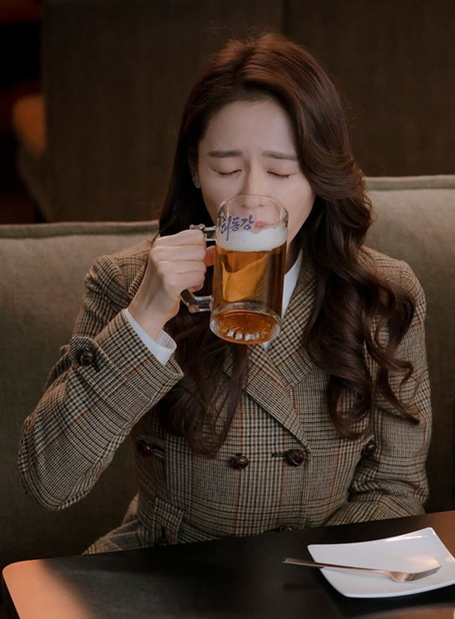 Harpoon Yoon Se-ri Inspired Brown Coat - Crash Landing on You Style
