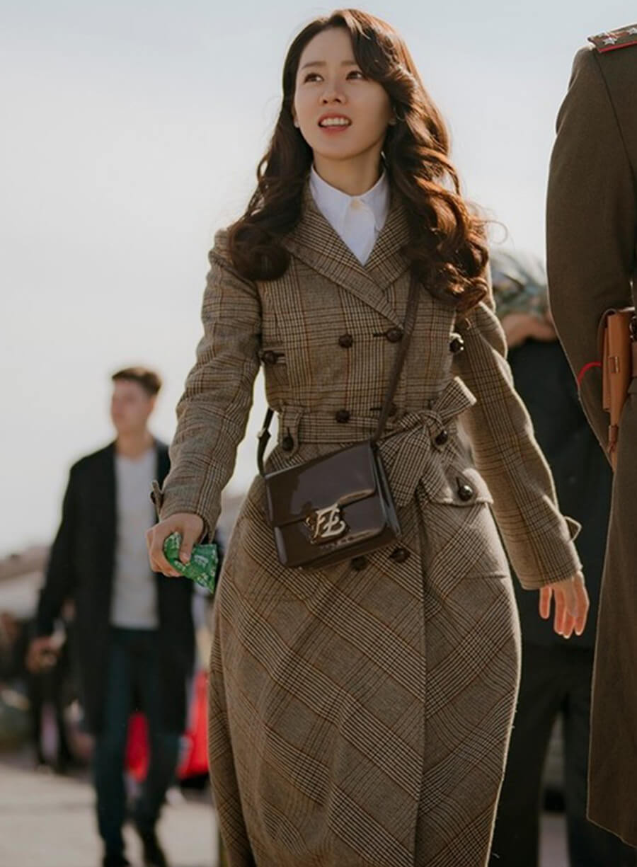 Harpoon Yoon Se-ri Inspired Brown Coat - Crash Landing on You Style